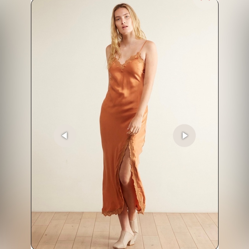 Spell & The Gypsy Rizzo Silk Slip Copper